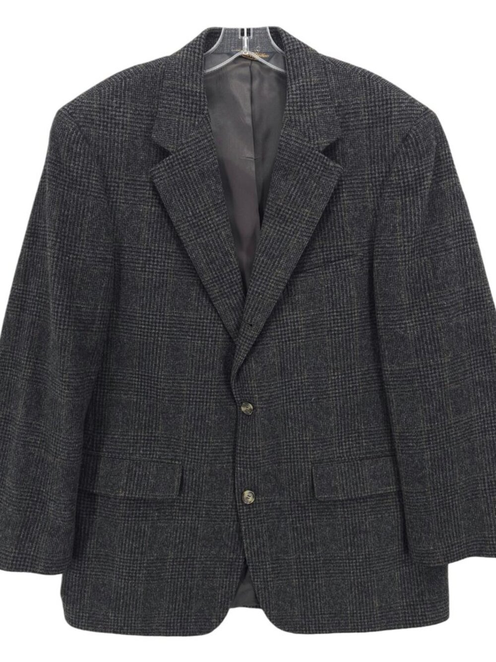 BROOKS BROTHERS Glen Plaid Blazer Sport Coat 100% Camelhair USA MADE Size 41R